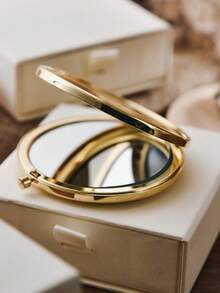 Personalized Engraved Compact Mirror, Custom Name Pocket Makeup Mirror Or Gift Box, Bridesmaid Proposal Gift, Wedding Favor, Bachelorette Hen Party Keepsake, Mirror And Gift Box Sold Separately Or As Custom Set