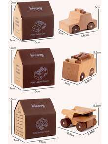 Wooden Construction Vehicles Excavator Toy Crane Model, Kids Toy Car, Baby Birthday Gift - Camel - View 7
