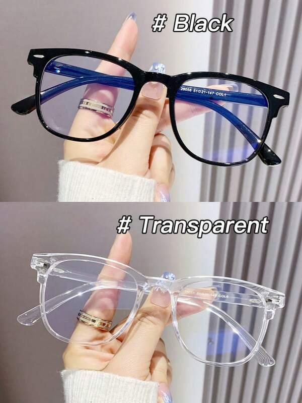 2pcs/1pc Blue Light Blocking Glasses, Computer Reading/Gaming/TV/Phones Glasses For Women Men,Anti Eyestrain & UV Glare