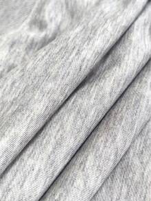 Heart-Shaped Cherry Pattern Printed Sweatshirt - Women's Casual Long-Sleeved Round Neck Autumn And Winter Sweatshirt - Machine Washable Polyester - Plus-Size Women's ClothingFashionable Women's Clothing - Màu Xám nhạt - Xem 5