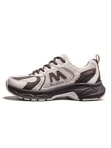 CAMEL CROWN Tênis Esportivos Casuais Retrô Respiráveis de Malha Versátil de Verão para Homens, Tênis Chunky Aumentadores de Altura