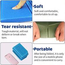 4 Stücke faltbares Sitzkissen für den Außenbereich, XiXiRan Outdoor Thermokissen, für Erwachsene und Kinder, für Garten, Camping, Picknick, Wandern (4 Farben)