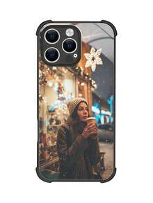 1 Ốp lưng điện thoại da đen tùy chỉnh tương thích với Apple 16 Pro Max/17 Pro Max/17 Air/17/16 Plus, S25 Ultra/S25 Plus/S25, Redmi và các mẫu khác - màu đen - Xem 8