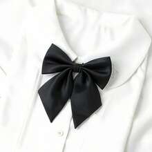 1pc/6pcs Set Adjustable Classic Colorful Bow Tie For Women, Suitable For School Ceremonies, Restaurants, Festivals, Parties, Valentine's Day And Other Occasions - Red - View 5
