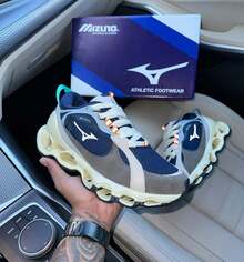 Men's And Women's Sneakers, Gym Running, Leisure, Top Of The Line, Promotion, Immediate Shipping - Navy Gray - View 2