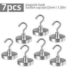 Ganchos magnéticos fortes, ganchos de parede sem costura, ventosa magnética, adequados para dormitório, sala de estar, cruzeiro, armário de armazenamento, chave, exposição de estatuetas