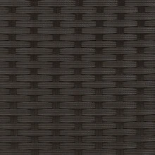 Gartensofa 2-Sitzer Sonnenschirm und Hocker Schwarz Poly-Rattan