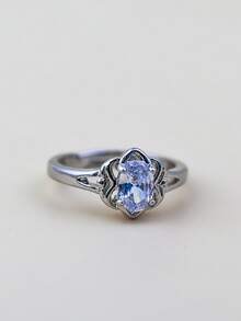 1 pieza Anillo de estilo minimalista europeo y americano, nuevo anillo de piedra de jade de moda, anillo de rubí, anillo ajustable de amatista, diseño de incrustación facetada, joya regalo para novia, anillo de lujo para decoración de boda, fiesta, vacaciones, uso diario casual