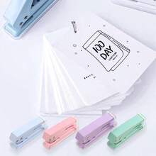 Heavy Duty Paper Punch - 15 Sheet Capacity, Metal Hole Puncher Id Card, Luggage, Name And Badge Holder, Pink - 粉色 - 查看 6