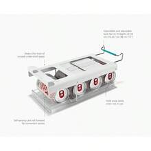 Joseph Joseph FridgeStore Fridge Storage Bin, Large,/Blue - 2 mảnh - Giá đỡ lon - Xem 6