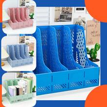 Organizador de escritorio multifuncional de 4 niveles para archivos A4, caja de almacenamiento de suministros de oficina - Multicolor - Ver 6