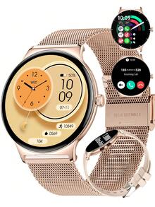 LIGE Women's Fashion Smart Watch Ultra-Thin Case, 100+ Sports Mode, A Variety Of Custom Watch Faces, Music Playback, Timed Photography, Menstrual Reminder, Weather Forecast, Sports Tracking Multi-Function Lightweight High-Level Women's Sports Smart Watch - 黑色 - 查看 2