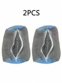 Conjunto de 2 Sacos para Lavar Sapatos 360°, Adequados para Todos os Tipos de Calçados, Antideformação, Laváveis na Máquina, Secagem ao Ar Livre, Forrados com Lã, Ideais para Calçados Esportivos e Casuais, Saco para Guardar Roupa Suja no Natal, Saco para Lavar, Saco para Lavar Antideformação, Saco Eficiente para Lavar Sapatos, Acessório Flexível para Máquina de Lavar, Saco para Lavanderia Doméstica, Saco para Proteger Sapatos, Saco para Guardar e Lavar Sapatos - Multicolorido - Ver 21