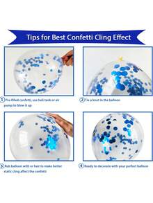 1/18/19 piezas Pancarta de Feliz Cumpleaños, Decoración de Cumpleaños Azul, 16 Globos de 12 pulgadas con 2 Cintas para Decoración de Fiesta de Cumpleaños de Niños y Niños de Cualquier Edad