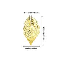 20/50/75/99pcs Leaf Shaped Bracelet, Necklace, Earrings, Anklet DIY Pendant Jewelry Accessories Set - Gold - View 4