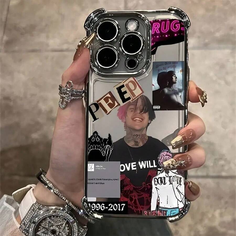 Funda para teléfono Rapper Hell Boy para iPhone 16 15 14 13 12 11 Pro Max X XR XS MAX 8 7 Plus, a prueba de golpes, transparente, suave y de cubierta trasera. - Colores mixtos - Ver 1