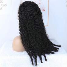 Burmese Curly 13x4 Full Lace Frontal Wigs Human Hair 250% Density Water Wave For  Women Wet And Wavy Pre Plucked HD Lace Front Wigs Human Hair With Spiral End Natural Color - Natural Black - 查看 5