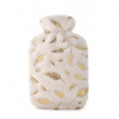 2L热水袋，绒布套，可爱兔子毛绒，暖腹，适合秋冬季