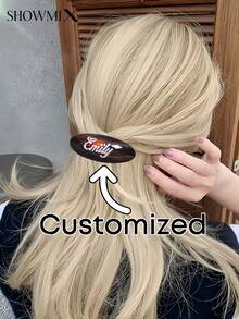 Koreanischer Klassischer Stil, handgefertigter Kristall-Strass Haarclip aus Azetatmaterial, vielseitiges modisches Haarteil für jede Jahreszeit, exquisites Geschenk