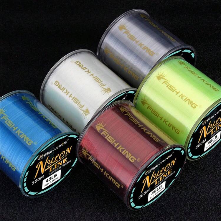 FTK 500米尼龙鱼线 4.13-34.32磅 0.14毫米-0.5毫米 优质氟碳单丝优质尼龙线 专为钓鲤鱼设计 - 灰色 - 查看 4