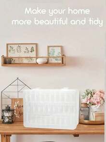 12/15/20/30pcs Transparent Plastic Storage Box - Beads, Jewelry, Supplies - Organizing Solution, Suitable For Self, Students, Friends, Lovers - Back To School Jewelry Box