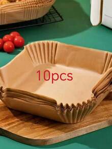 100 Sheets Of Air Fryer Paper Lining Air Fryer Disposable Paper Lining Oil-Proof And Waterproof Air Fryer Paper Basket Bowl Lining 6 Inches 100/50/10pcs Paper Air Fryer Liners, Default OPP Packaging,6-Inch Non-Stick Circular Baking Paper, Compatible With Most Air Fryers,All Saints' Day Christmas Gift - Multicolor - View 8