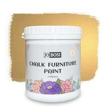 8.0 Fl Oz Gold Waterbased Wood Paint -Easy To Apply Finish For Furniture, All-In-One, Odorless, Matte, No Wax Needed - Gold - View 8