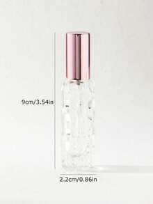 10ml Flacone spray per profumo in vetro di alta qualità, ricaricabile, con pompa spray, flacone sottopacco, piccolo flacone da viaggio per profumo, contenitore per profumo portatile vuoto per viaggi, soggiorni, case, camere da letto, bagni, decorazioni per la casa, viaggi, matrimoni, feste di compleanno, regali per uomini, mamme, papà, amici, accessori per Capodanno, regali divertenti, strumento da viaggio portatile - Argento - Visualizzare 5