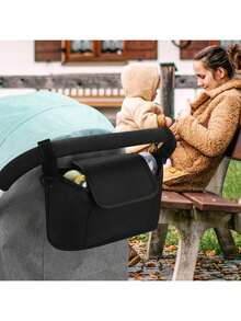 婴儿推车包婴儿尿布妈咪包大容量婴儿车收纳袋杯架奶瓶婴儿车配件挂袋