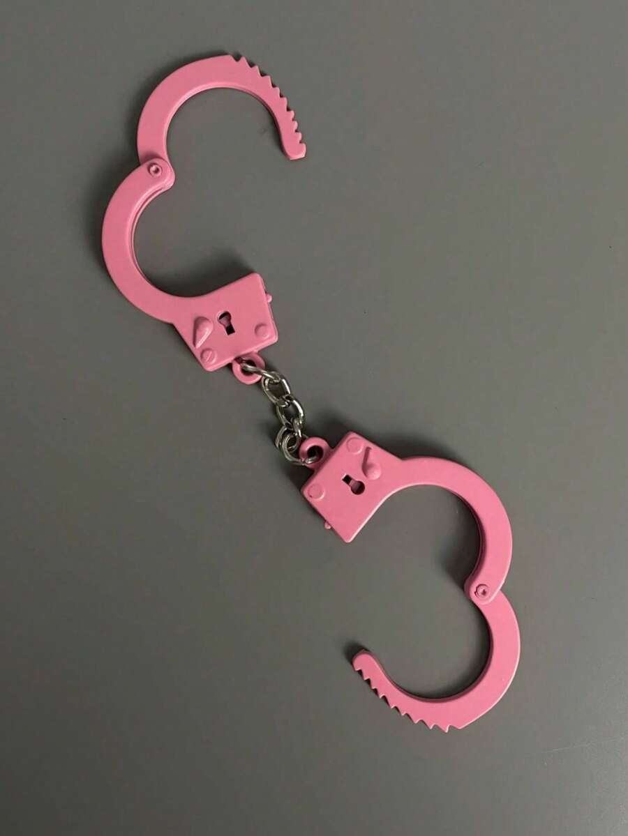 Accesorio de entretenimiento casual, divertido, mini, creativo, de ocio, de entretenimiento, llavero de esposas para parejas, juguete de pulgar, mejor regalo pequeño de llavero, colgante de llavero mini, juguete de juego multiocasión