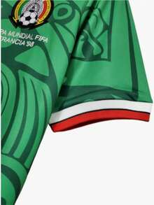 Jersey retro copa mundial 98Camisetas de fútbol para Hombre - Verde - Ver 3