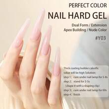 20g Dual-Ended Nail Extension Gel, Perfect Color Nail Gel, Natural Looking Nails, Suitable For All Seasons, Enjoy Salon Experience At Home - Nhiều màu - Xem 18