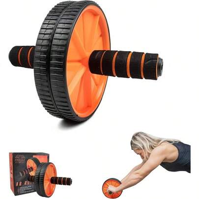 Rodillo de ejercicio para abdominales, rueda de entrenamiento abdominal para fortalecimiento