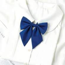 1pc/6pcs Set Adjustable Classic Colorful Bow Tie For Women, Suitable For School Ceremonies, Restaurants, Festivals, Parties, Valentine's Day And Other Occasions - Red - View 7