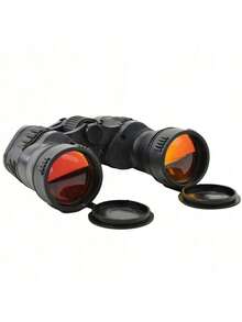 雙筒望遠鏡高清光學設備，採用O形密封防水技術，支援全天候戶外探險使用，堅固ABS材質抗震防塵，適用於野外觀鳥、遠足、露營、狩獵、海邊觀察、登山旅行及體育賽事觀賽，360°視野覆蓋帶來沉浸式觀測體驗，黑色經典設計搭配防滑握柄，輕便攜帶，男女皆宜，兼顧實用與美感，精選工藝打造高性能鏡片，保證成像清晰度與遠距離精準對焦，多功能配置適應各種複雜環境，是自然探索者與戶外愛好者理想之選」 - 黑色 - 查看 6