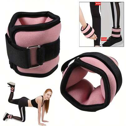 1pc Adjustable Ankle Weight Sandbag, Unisex (0.5kg/1kg Per Pack), Modular Leg & Wrist Weight Strap, Suitable For Yoga, Walking, Running And Fitness Training
