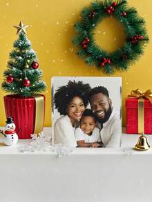 3D Acrylic Custom Photo Gift, Customized UV Photo Print Block Square, Gifts For Family And Friends Gift With Your Own Photo, Wedding Gift, Christmas Decorations,Room Decor,Fall Decor,Home Decor,Fall Decorations For Home,Christmas Decor Home,Wedding,Christmas