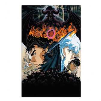 Arte de pared de lienzo de Berserks Anime - Póster genial sin marco para dormitorios y apartamentos, impresión decorativa estética de juegos, regalo perfecto para fans