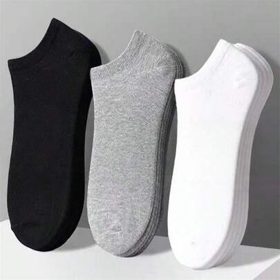 100 件/80 件极简主义吸湿排汗抗菌低帮男女运动防臭袜子，牛奶图案，超值装，春夏秋季男女通用休闲纯色短袜，轻便，透气，防滑，低帮，休闲，尼龙（针织面料 - 有趣，古怪，舒适的日常穿着袜子，适合运动，居家和休闲，适合所有男女中筒袜，黑色，灰色，白色 60 件/50 件/40 件/30 件/20 件/18 件/10 件/8/6/4/2 件
