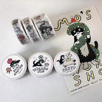 1 Roll Milk Cat Decorative Washi Tape, Cute Hand-Drawn Style, Suitable For Scrapbooking, Journaling, DIY Crafts