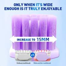 Mała, szeroka, miękka, futrzana szczoteczka do zębów do delikatnego czyszczenia jamy ustnej, niedrogie opakowanie rodzinne, odpowiednia dla dorosłych (wysyłka losowa)