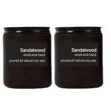 Matte Black Large Candle, Lavender/Sandalwood/Cedar/Jasmine/Red Rose Scented Soy Wax Candle, Unscented Frosted Glass Jar, Ideal Gift For Men & Women, Suitable For Dining Room, Bedroom, Bathroom, Study, Christmas, Thanksgiving, Christmas Eve, Mother's Day, Birthday