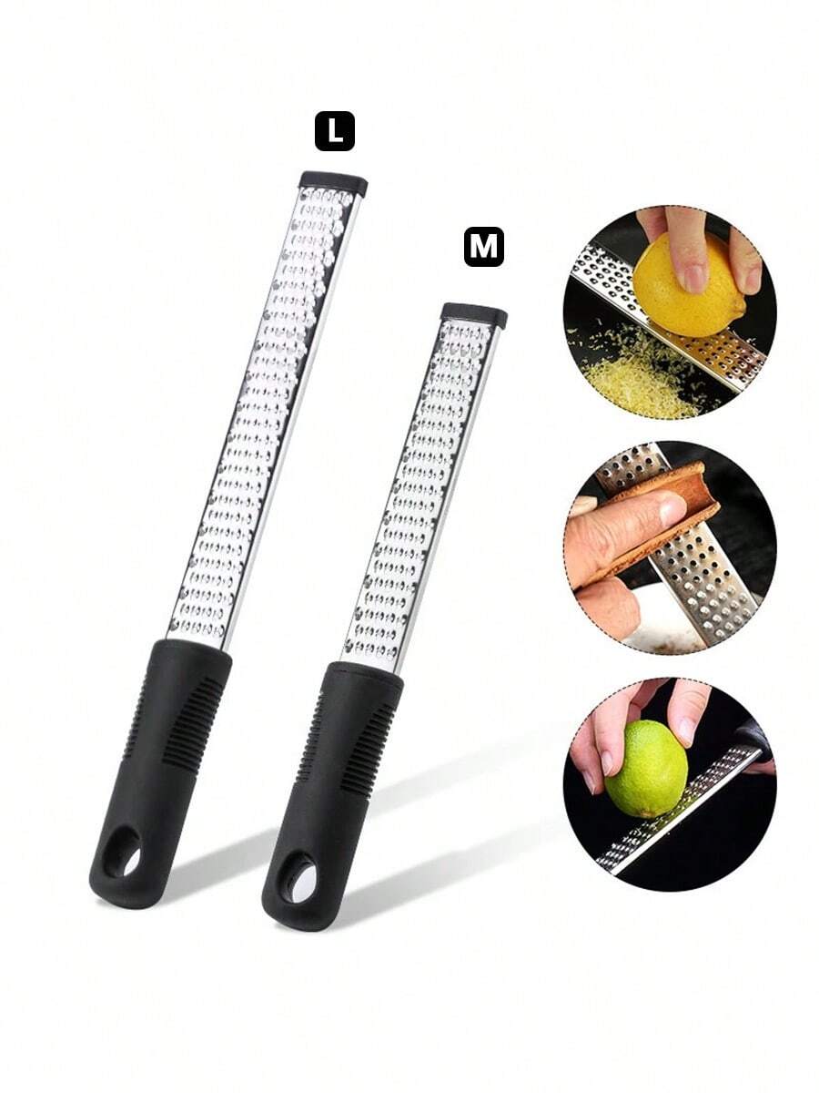 This Multi-Functional Stainless Steel Kitchen Tool Set Includes A Cheese Grater, Slicer, Lemon Zester, Chocolate Shredder, And Fruit Peeler. It Is Suitable For Processing Vegetables, Fruits, Cheese, Chocolate, And Other Food Ingredients. Efficient And Effortless, Easy To Clean. Applicable For Kitchen Cooking, Baking, Restaurant Preparation, Family Gatherings, And More. An Essential Practical Tool For Chefs, Baking Enthusiasts, And Home Cooks.