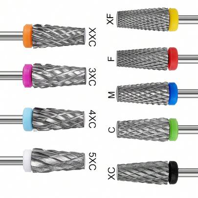 1 件钨钢指甲钻头，专业美甲和修脚工具，用于去除凝胶、塑形、抛光，适合初学者和沙龙使用