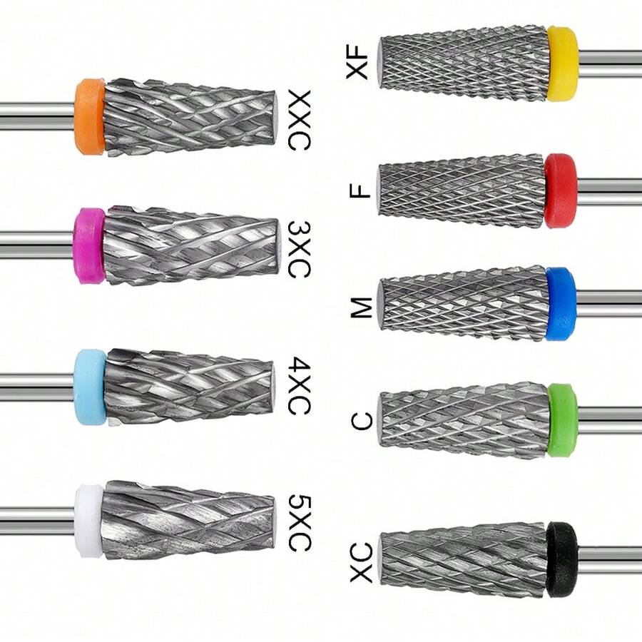 1 件钨钢指甲钻头，专业美甲和修脚工具，用于去除凝胶、塑形、抛光，适合初学者和沙龙使用