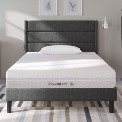 (=TH310158AAA) Foam Mattress, 140x200, 7-Zone Comfort Foam Mattress, Height 20 Cm, H3, H2, Ergonomic Foam Mattress With Handles And Washable Cover, Wrapped In Air Fiber With All-Around Zipper