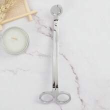 18cm Candle Wick Trimmer Stainless Steel Candle Scissors Trim Wick Cutter Round Head Candle Core Shears Handmade Tools - Multicolor - View 16
