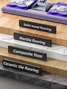 Extra Large 14" Professional Dust Mop Floor Cleaning System, Flat Mop Set With 1 Reusable Washable Pads - Microfiber Mops For Hardwood, Laminate, Tile Cleaning, Stainless Steel Handle, Suitable For Cleaning Bedroom, Kitchen, Living Room And Walls - Multicolor - View 8