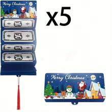 10 حقيبة نقود وحاملات بطاقات هدايا عيد الميلاد - تصميم عيد الميلاد بصورة سانتا كلوز مع رسومات الثلوج والأشجار وعبارة "عيد ميلاد سعيد" - لوازم هدايا ورقية باللون الأحمر والأخضر والأزرق للنقود والبطاقات - مثالية لعيد الميلاد والأعياد والشكر وأكياس هدايا عيد الميلاد والتصميم الاحتفالي والرسومات الزخرفية وحفلات التفضيل وأنماط الثلوج ومنظمي الأحداث وديكورات عيد الميلاد وملابس عيد الميلاد وهدايا عيد الميلاد وديكور عيد الميلاد - متعدد الألوان - مشاهدة 18