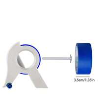 1 件 ProCraft 纸质画家胶带分配器，20 米长纹理纸质标准胶带涂抹器，适用于墙壁和地板涂漆，设计易于使用的密封工具，DIY 家居装修 | 实用工艺工具 | 多功能胶带，可用作厨房标签纸